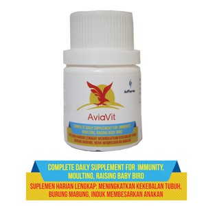 

AviaVit: Multivitamin mineral dan asam amino untuk kesehatan burung