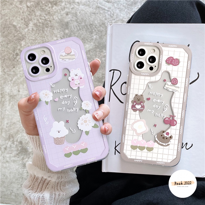 Casing TPU Xiaomi Redmi 9A 10 10C 9 9T 9C NFC POCO M3 M4 POCO X3 Pro NFC Redmi Note 8 11s 10S 11 9s 9pro 10 11 Pro Max Plus Motif Kelinci