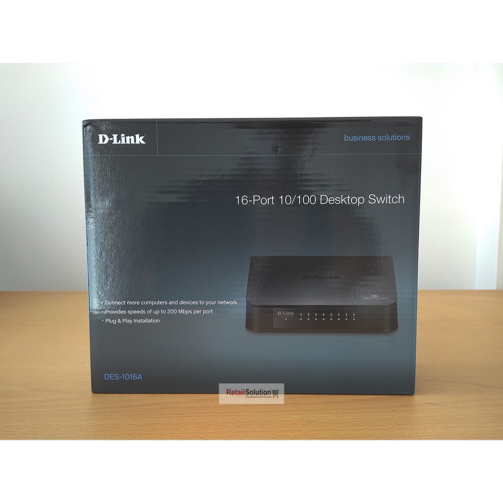 Switch 16 Port 100Mbps - DLINK D-LINK DES1016A / DES-1016A / DES 1016 A