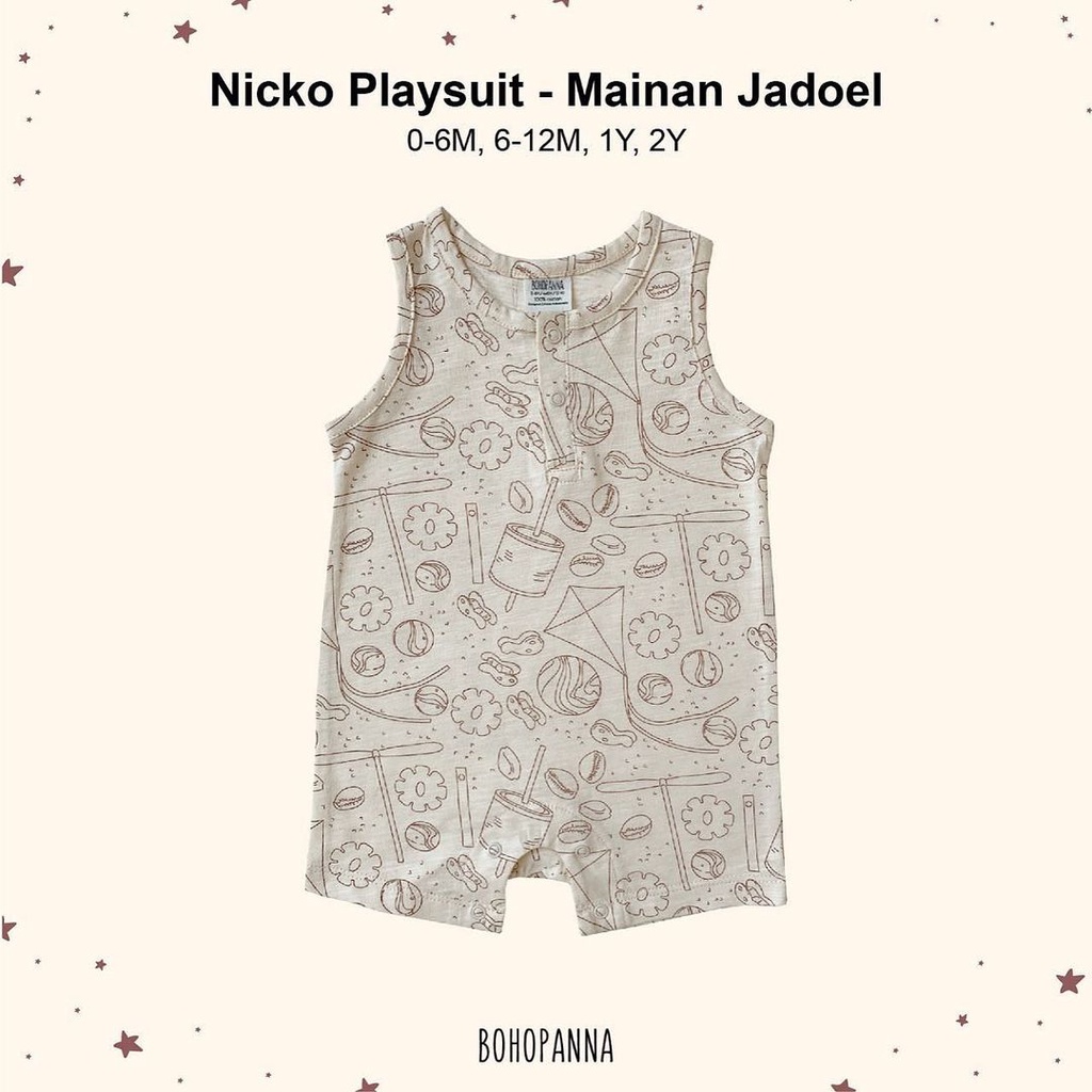 BOHOPANNA Nicko Playsuit Jumper Bayi 0 - 2 Tahun