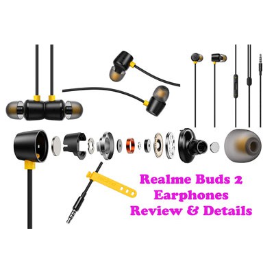 Headset Realme magnet Buds 2 handsfree stereo bass Earphone magnetic headphone original oem terlaris-1