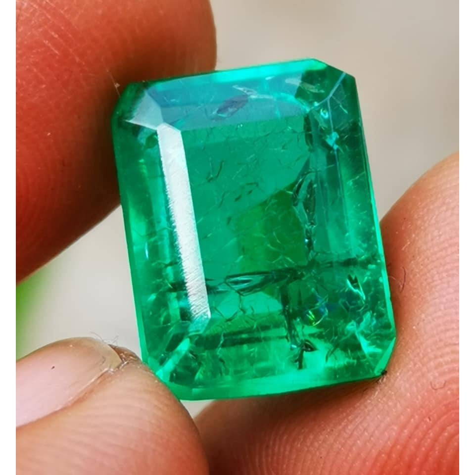 Permata zamrud colombia asli chatam termurah