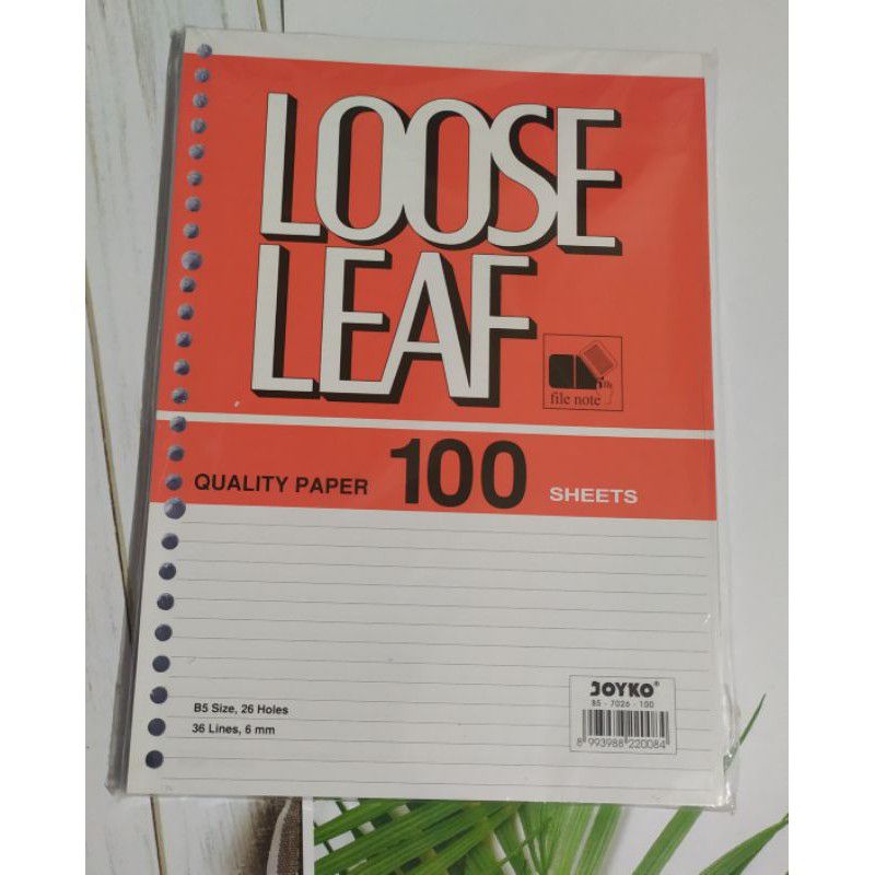 

Loose leaf Joyko B5-100