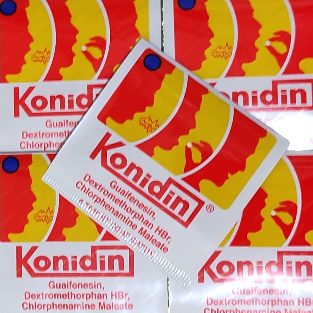 Konidin 4 Tablet / Meringankan Batuk / Batuk Alergi / Gatal Tenggorakan