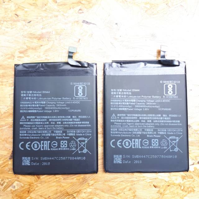 Baterai batrai xiaomi redmi 5  redmi 5 plus bn44 bn 44