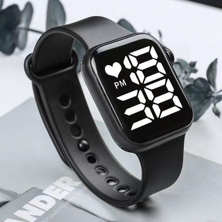 ✅COD [BBS] Jam Tangan LED Digital Pria Wanita Rubber Electronic Fashion Couple Anak Remaja Import