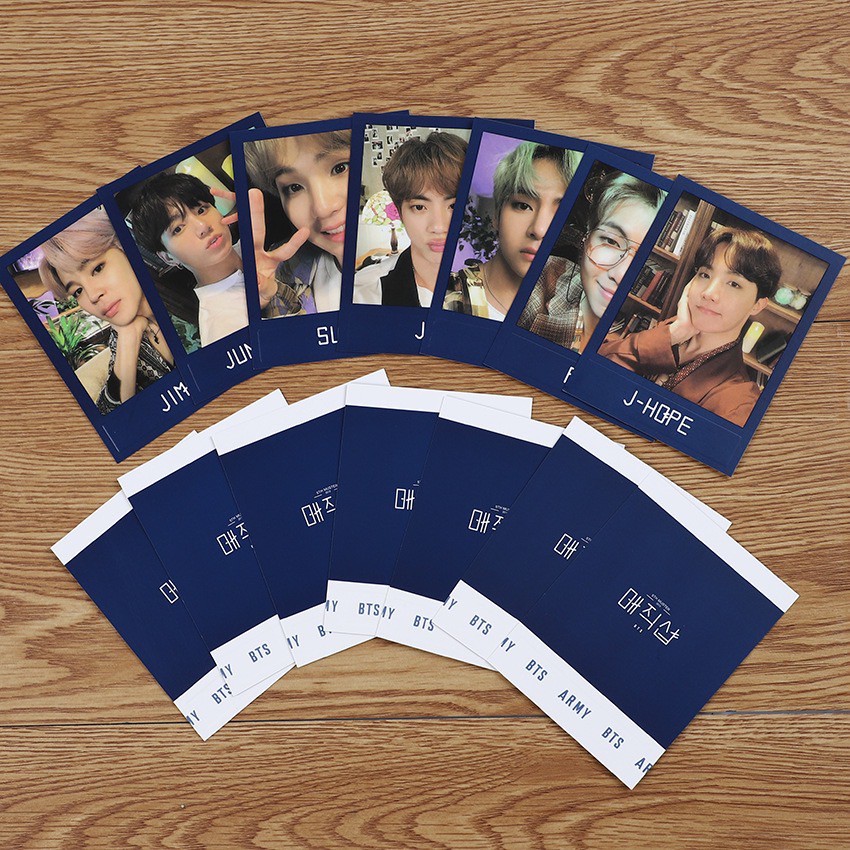 [BS] BISA COD 7pcs Photo Card 5th Muster Lomo Card BTS BT21 KPOP - KP509