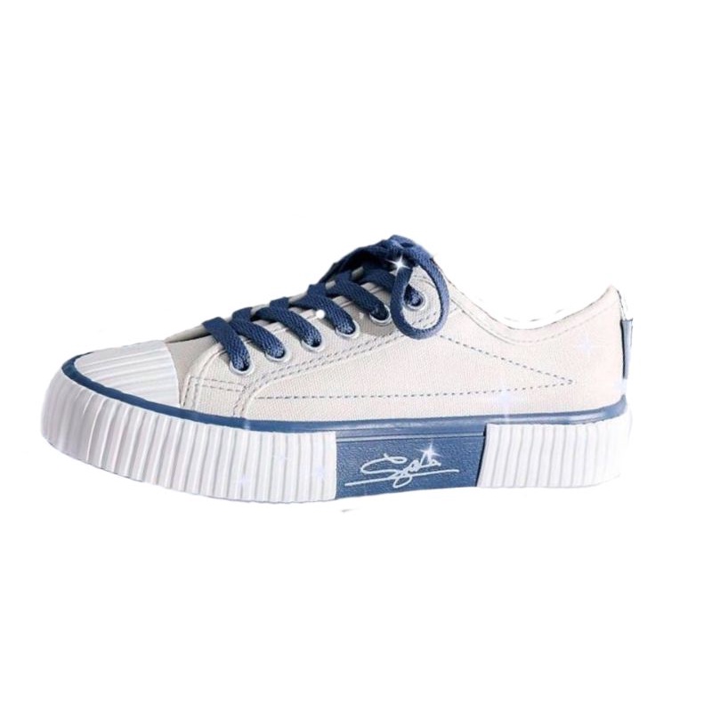 Sepatu Sneakers Wanita Kanvas casual ala Import Korea