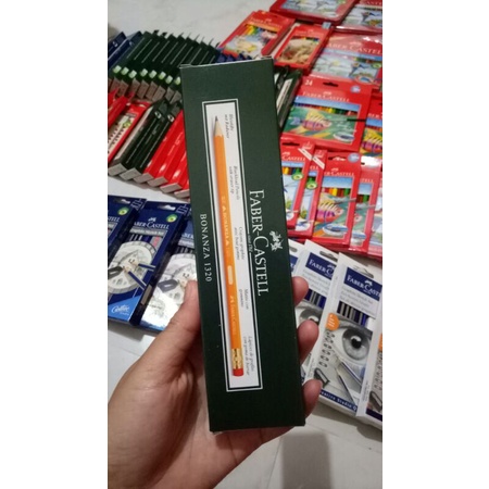 

Pensil Faber Castell HB (Orange) Bonanza 1320 - 1 pack isi 12 pcs