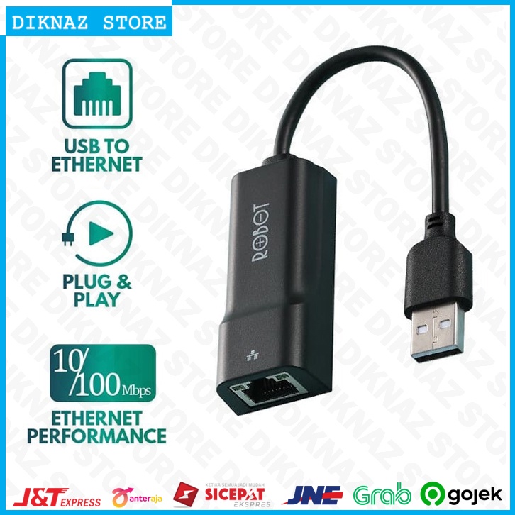 (Diknaz Store) USB Ethernet Adapter EA10 Robot Original