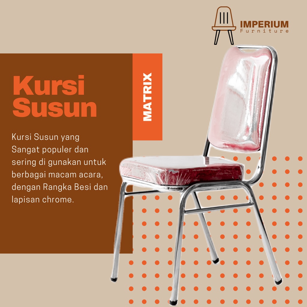 Kursi Susun / Kursi Pesta / Kursi Pesta / Kursi Serbaguna / Kursi Susun