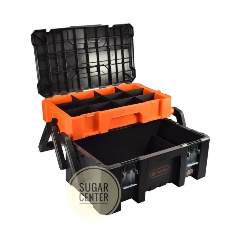 Tactix Kotak Perkakas Cantilever 58cm/Tool Box Cantilever/Tactix Kotak Penyimpanan Perkakas