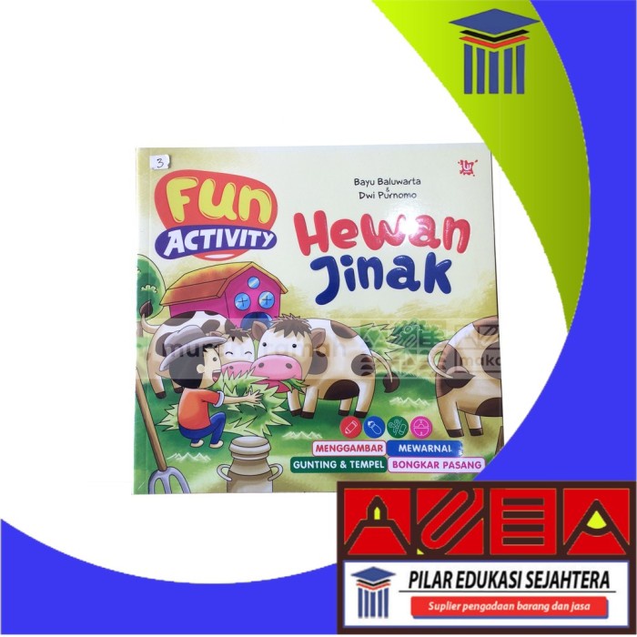 

BUKU MENGGAMBAR / GUNTING & TEMPEL FUN EDISI HEWAN JINAK MURAH