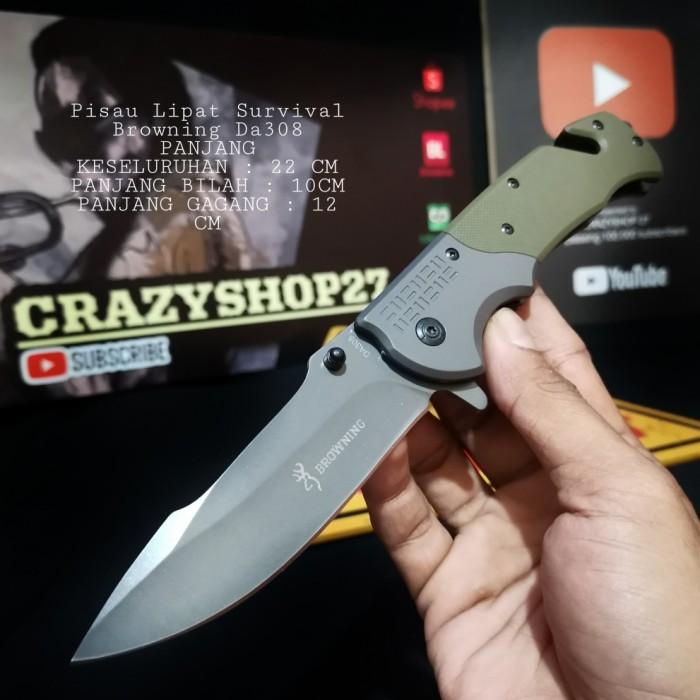 Kit | Pisau Lipat Survival Browning Da308 / Survival Kit / Pisau Lipat