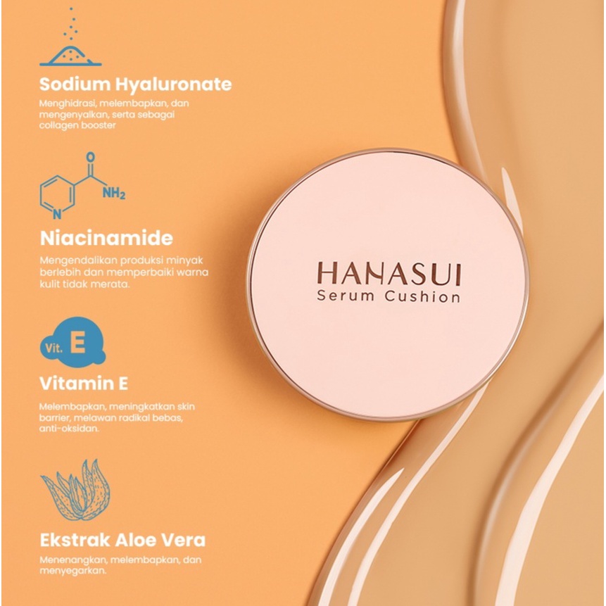 HANASUI SERUM CUSHION - TERDAFTAR BPOM - SERUM CUSHION HANASUI