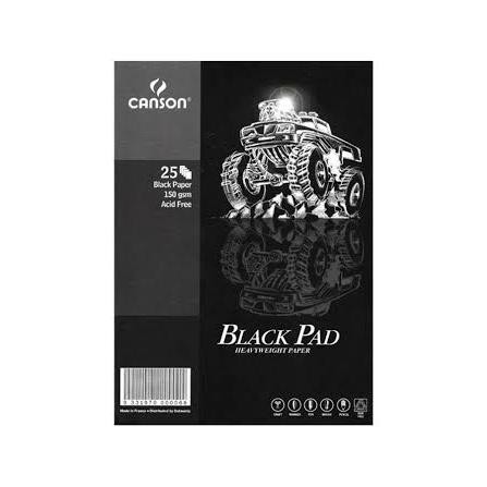 

Jualan A4 Canson Black Paper Pad Buku Gambar Kertas Hitam Hemat