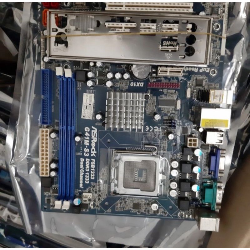 Mainboard G41 Ddr3 Prosesor Core 2 Duo E8400/E8500 LGA 775