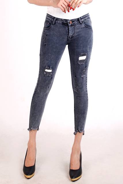 Celana 7/9 Ripped Skinny Denim JSK Jeans