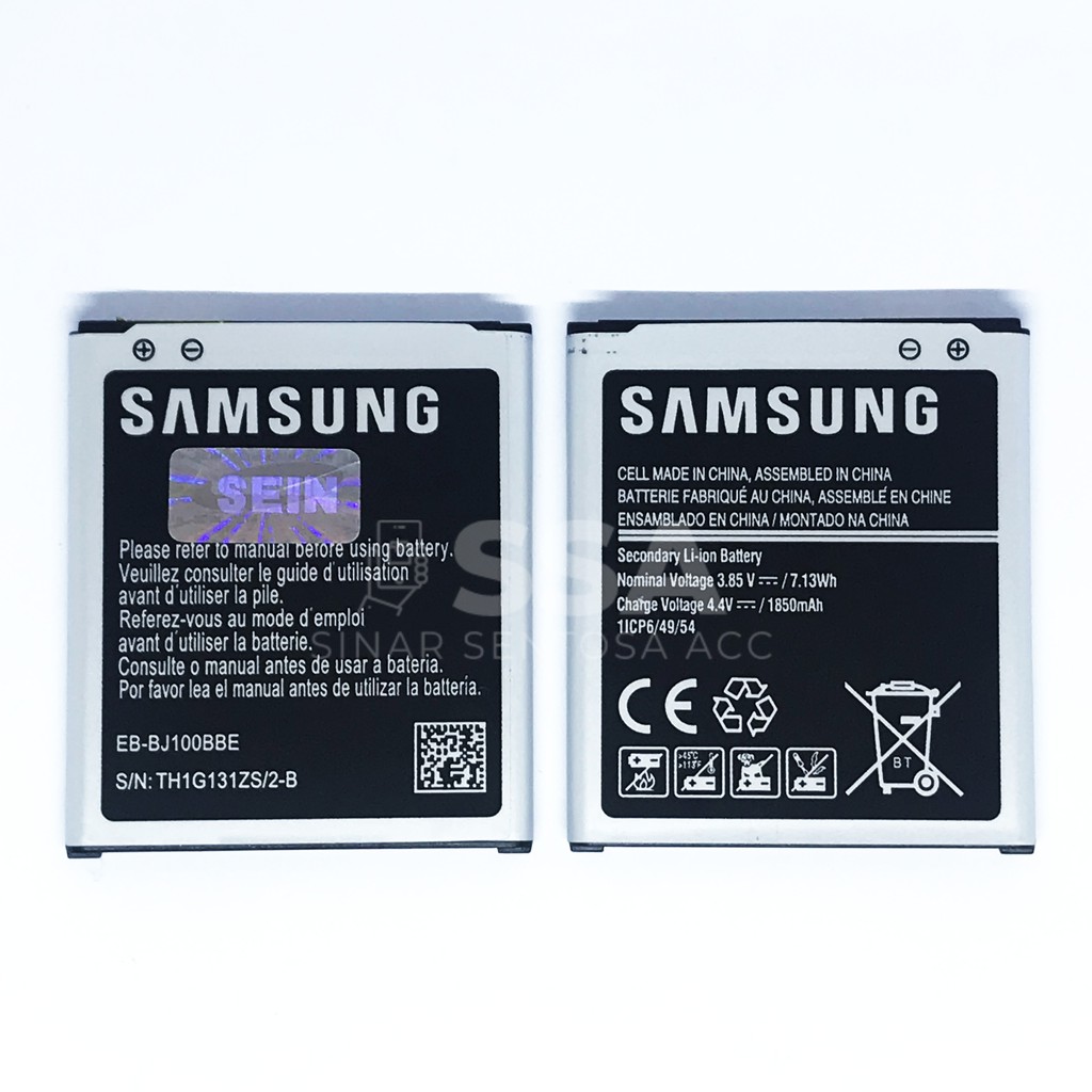 Baterai Original Samsung Galaxy J1 / J100 / J1 2015 Ori SEIN Battery Batrai Batre OEM