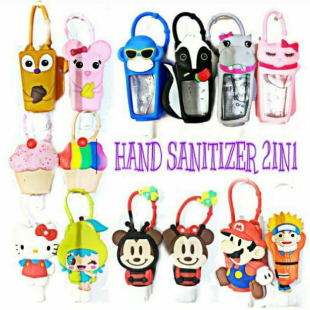 ON SALE! ❤[HOLDER+ HAND SANITIZER MOTTO] POCKETBAC HAND SANITIZER HAND GEL WITH COLOUR &amp; MARMER HOLDER 2IN1 30 ml ANTI BACTERIAL HAND GEL 29 ML rubber