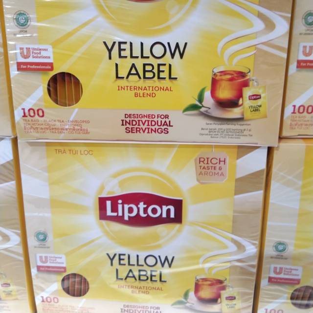 

Teh lipton yellow label tea