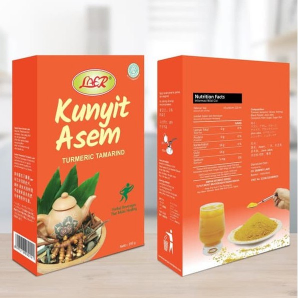 

Saripati Laer - Kunyit Asem Bubuk 250gr