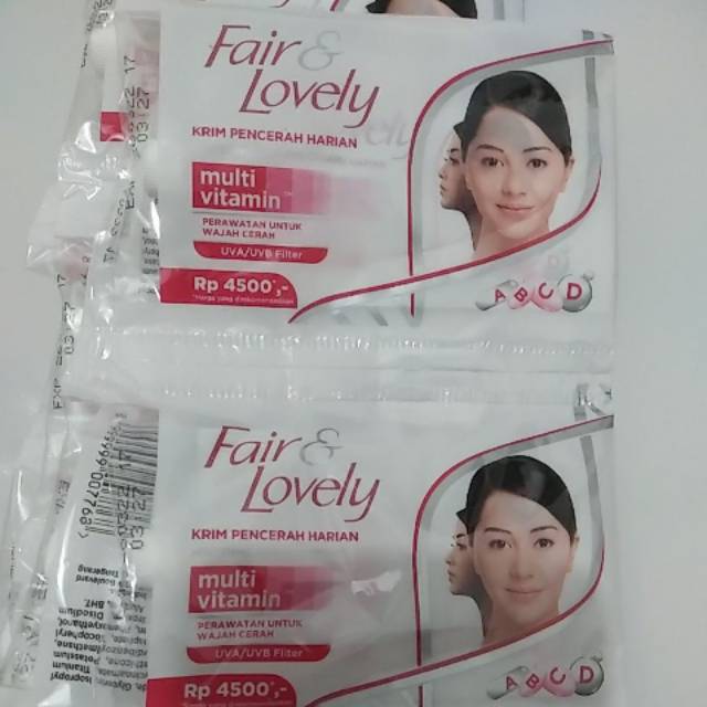 fair &amp; lovely CREAM sacet 9g