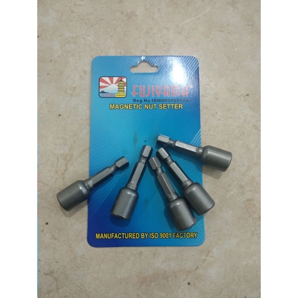 1 pack Mata Bor Roofing Pendek isi 5pcs / Mata Sock Roofing / Hex Nut
