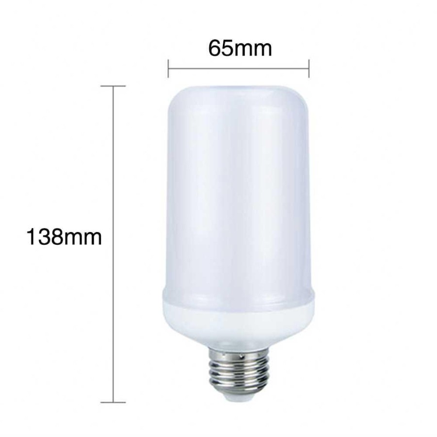 Bohlam LED Flame Effect Flickering E27 7W 1900-2200K - YMJ009 - White