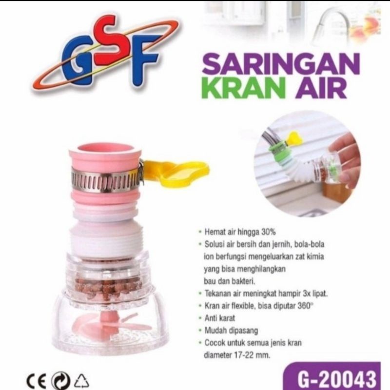 Saringan Air / Saringan Kran Air / Filter Kran Air GSF
