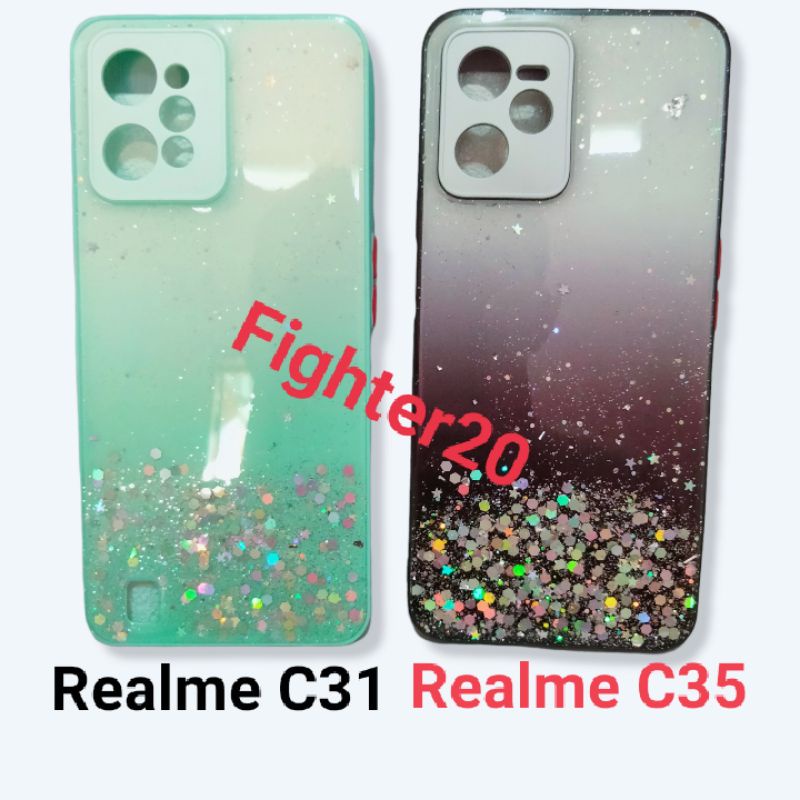 Realme C31 Realme C35 Casing Glitter Cantik Type Baru Realme C31 Realme C35 Bling Bling Mewah Terbar
