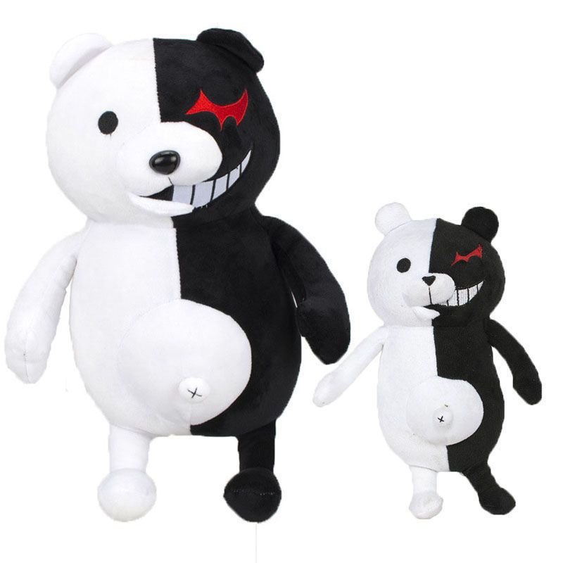 25cm Boneka Danganronpa Monokuma Bear Monomi Rabiit Plush Stuffed Doll Toy Xmas Gift Mainan