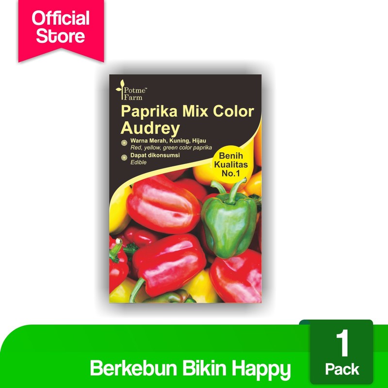 

Benih-Bibit Cabe Paprika Mix Color Potme Farm