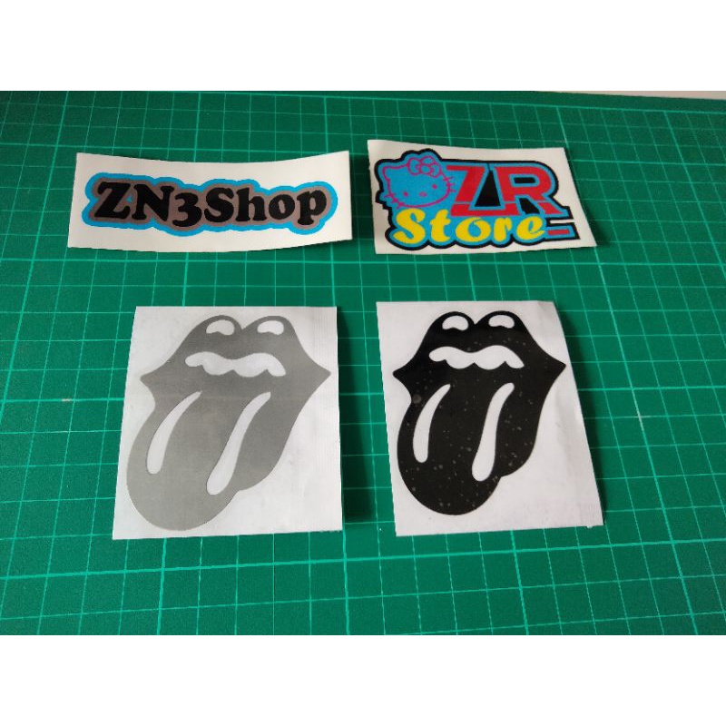 

cutting stiker lidah stones