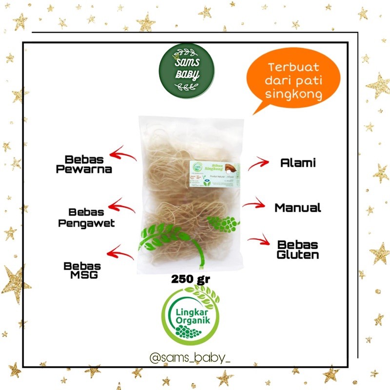 

Bihun Singkong 250gr / Mie Lethek / Pati Ketela