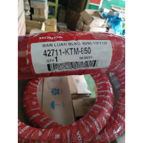 BAN LUAR 80/90 -17  BEBEK BELAKANG TUBE TYPE AHM HONDA FEDERAL BAN BELAKANG SUPRA REVO KARISMA BLADE