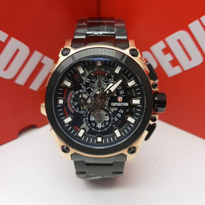 JAM TANGAN PRIA EXPEDITION E 6793 E6793 BLACK ROSEGOLD ORIGINAL....