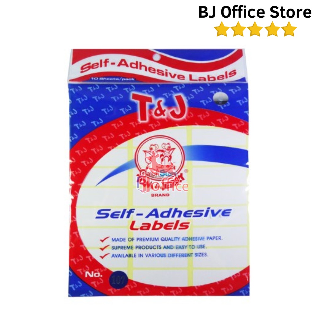 

Label Tom And Jerry No.107 10 Lembar Isi 300 Pcs Label Warna Putih