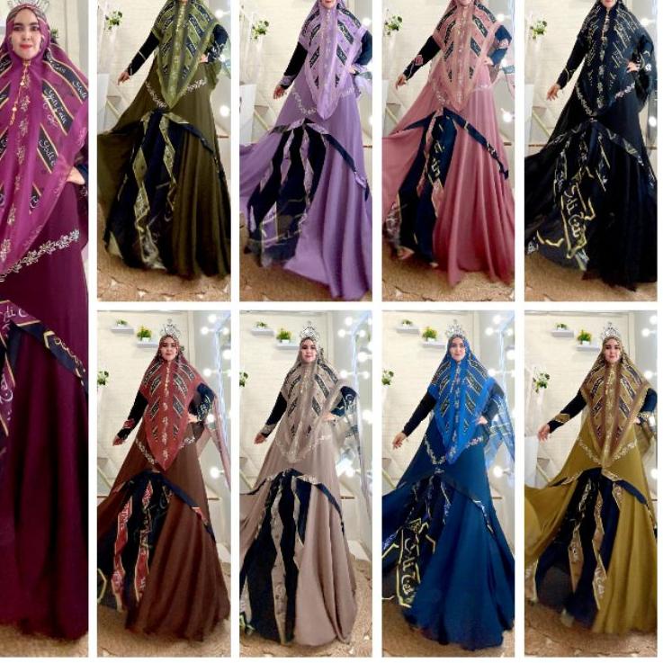 Terkini SALE GAMIS BRANDED , DRESS STARLA PREMIUM SET , ORI YODIZEIN SYARI 070 ➮