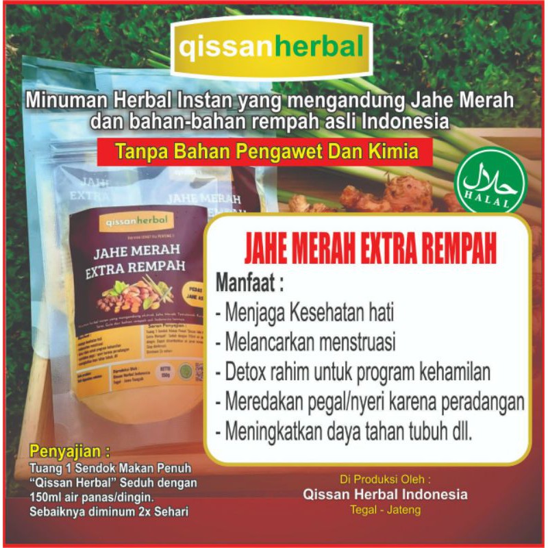 

jahe merah by qissan herbal