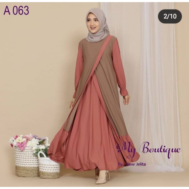 My Boutique gamis modern terbaru/gamis muslim/baju muslim wanita/baju syari