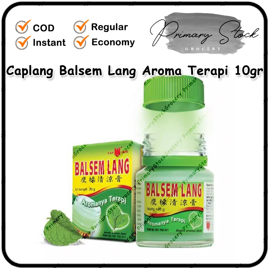 Balsem Lang 10gr Caplang Cap Lang Kecil Hijau 10 Gram