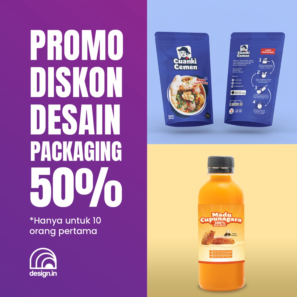 

Desain Packaging Premium dan Elegan | Packaging Makanan