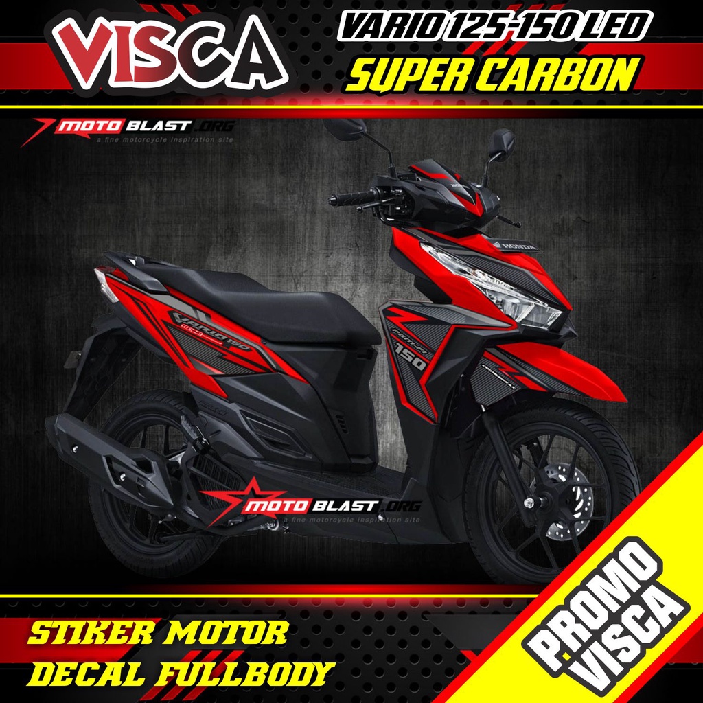 Decal STICKER VARIO 125 - 150 LED full body Stiker vario 125 - 150 LED