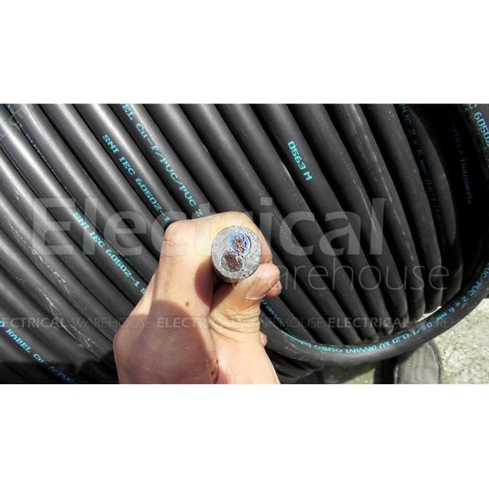 Kabel Listrik Serabut Nyyhy 2X6Mm2 Sutrado (Hy 2X6Mm 2X6 Mm 2 X 6 Mm2)