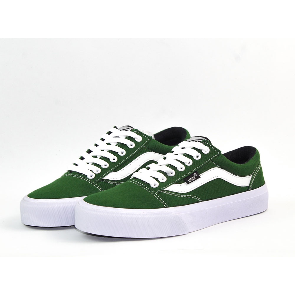 Sepatu vans pria old skool hijau polos sneakers wanita kanvas buat gaya terbaru 2023