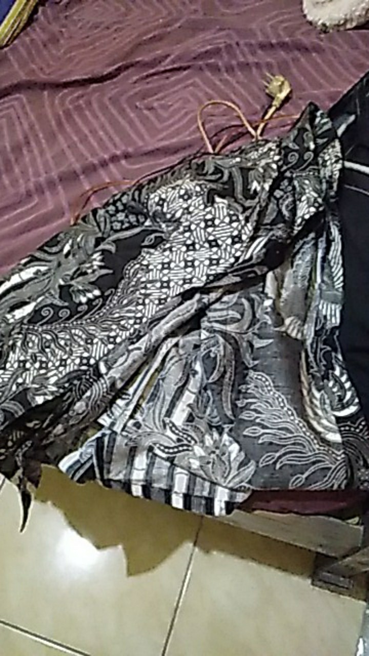 (termurah - Ori & Real Pic! Busui_6  Warna) Batik Couple Andhini Kebaya Couple Brukat Anabel - Bs073