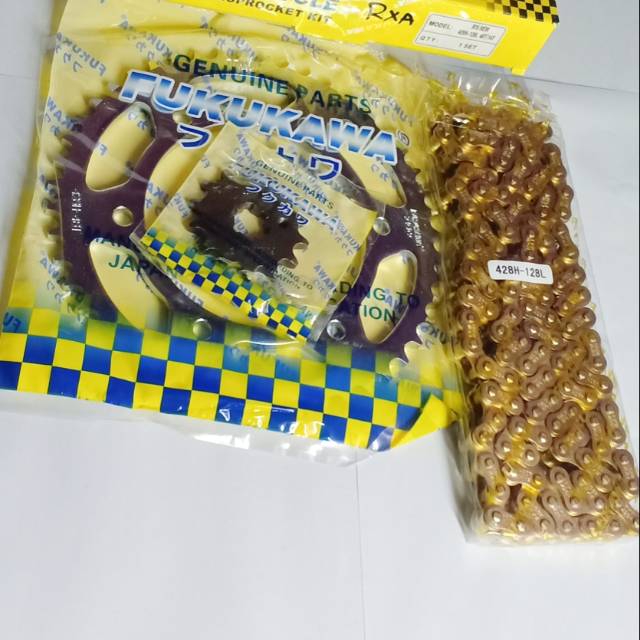 GIR SET PAKET RANTAI GOLD/EMAS R15 NEW PNP VIXION LED