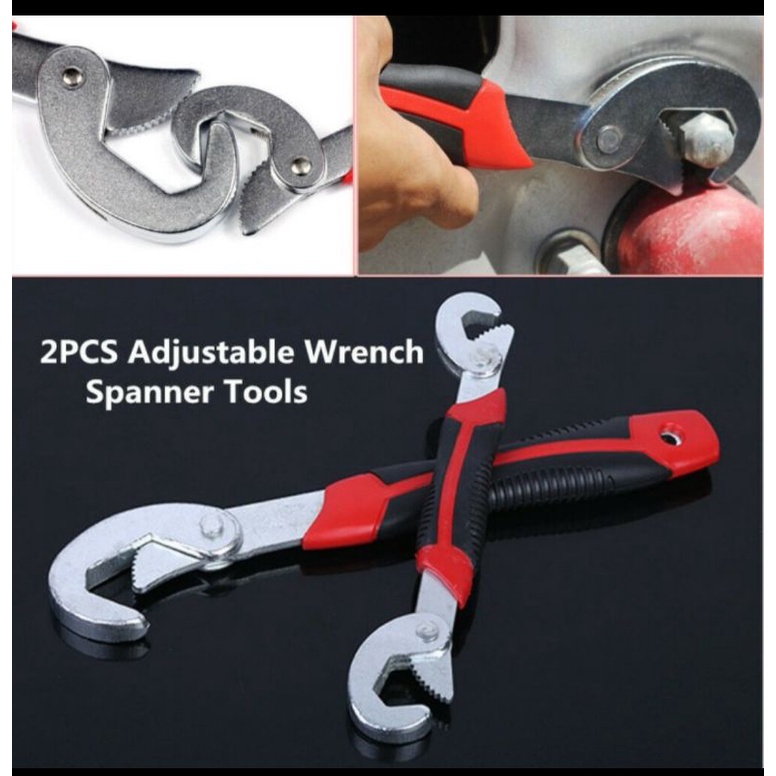 kunci Inggris serbaguna 2 pcs snap N grip universal magic wrench