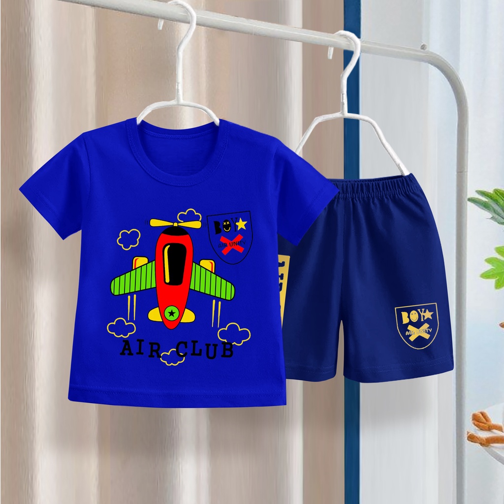 RAMORA SETELAN ANAK LAKI LAKI/ SET BAJU ANAK COWOK / PAKAIAN ANAK LAKI LAKI UMUR 1-6TAHUN